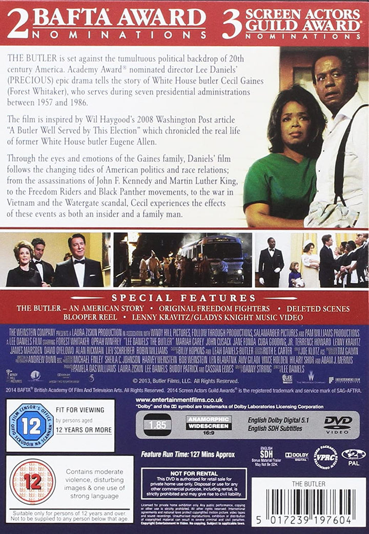 Der Butler [2013] – Drama/Historisch [DVD]