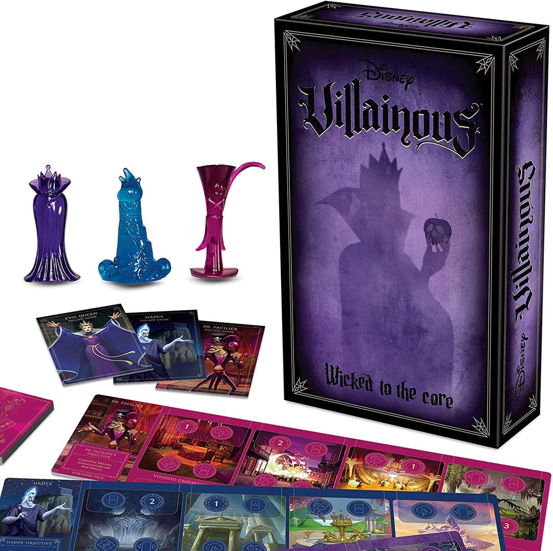 Ravensburger Disney Villainous Wicked to The Core – Strategie-Brettspiel für Kinder