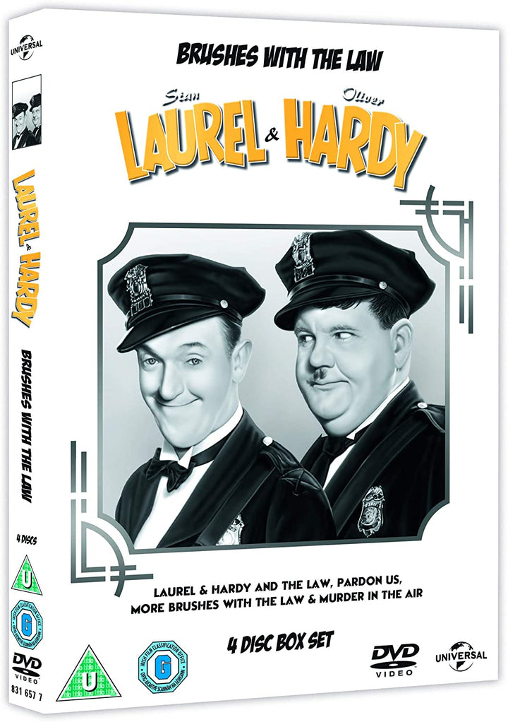 Laurel &amp; Hardy: Brushes with the Law – Komödie [DVD]