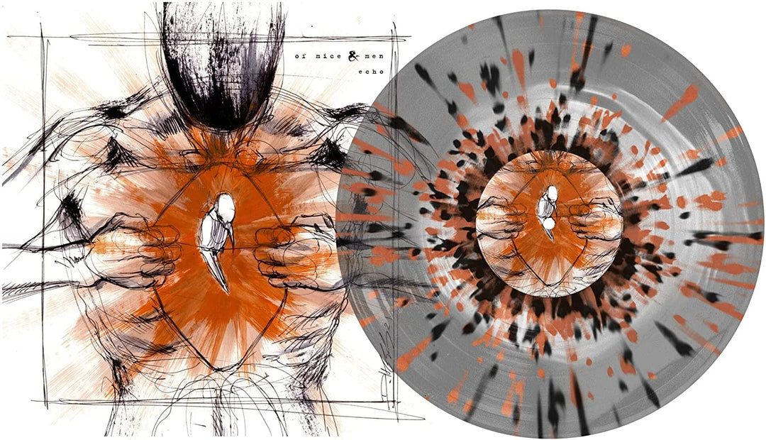 Echo (Weiß in Ultra Clear mit Orange &amp; Black Heavy Splatter) [VINYL]