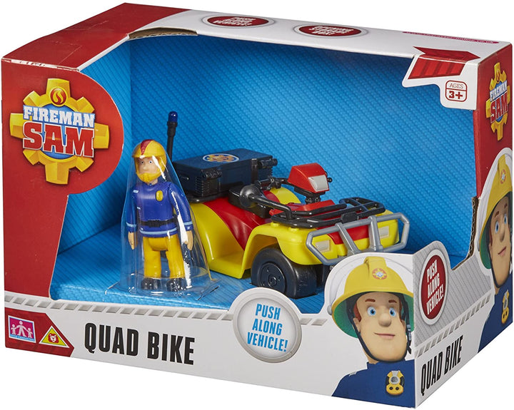 Feuerwehrmann Sam Quad Bike mit Sam Figur