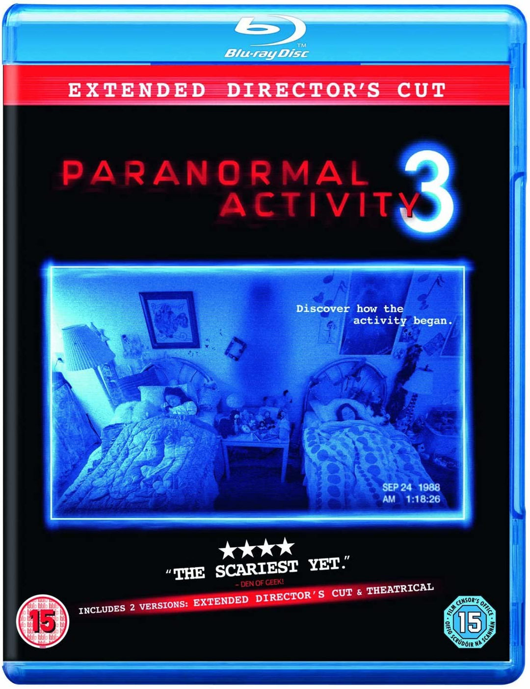 Paranormal Activity 3 - Horror [Region Free] [Blu-ray]