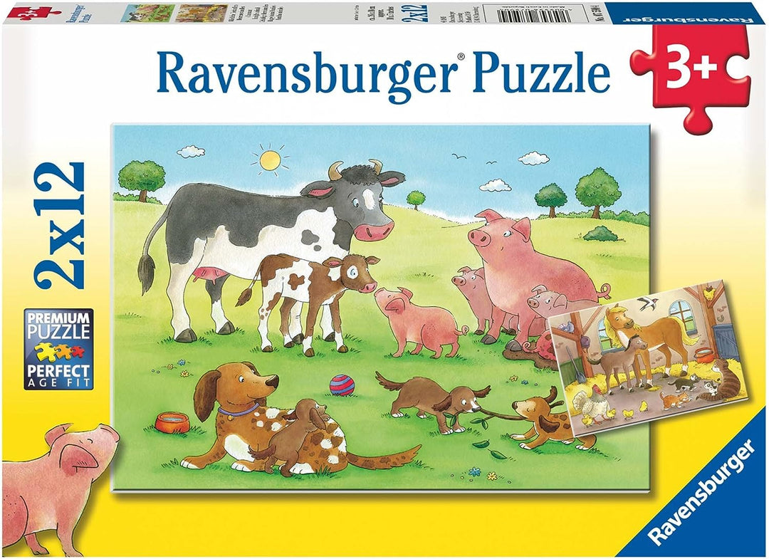 Ravensburger 07590 4-Tier-Kinderpuzzle (24-teilig)