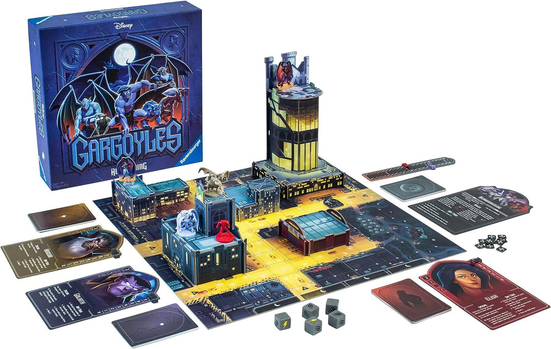 Ravensburger Disney Gargoyles – Immersive Familienstrategie-Brettspiele für Kinder a