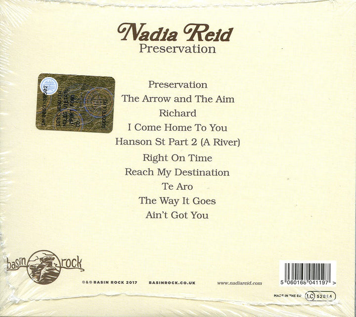 Preservation - Nadia Reid [Audio CD]