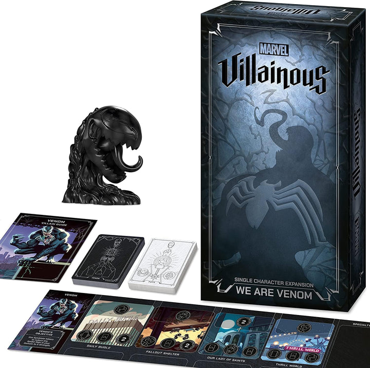 Ravensburger Marvel Villainous Venom Erweiterung – Strategie-Familienbrettspiele für