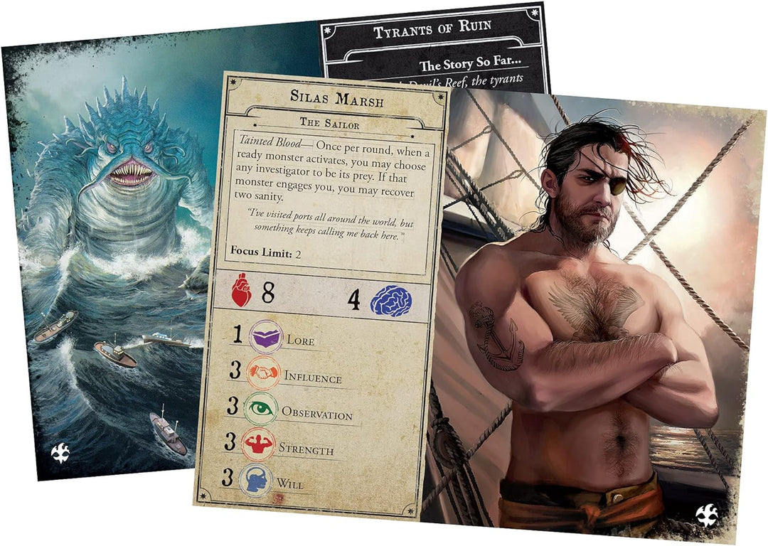 Fantasy Flight Games Arkham Horror Third Edition: Under Dark Waves