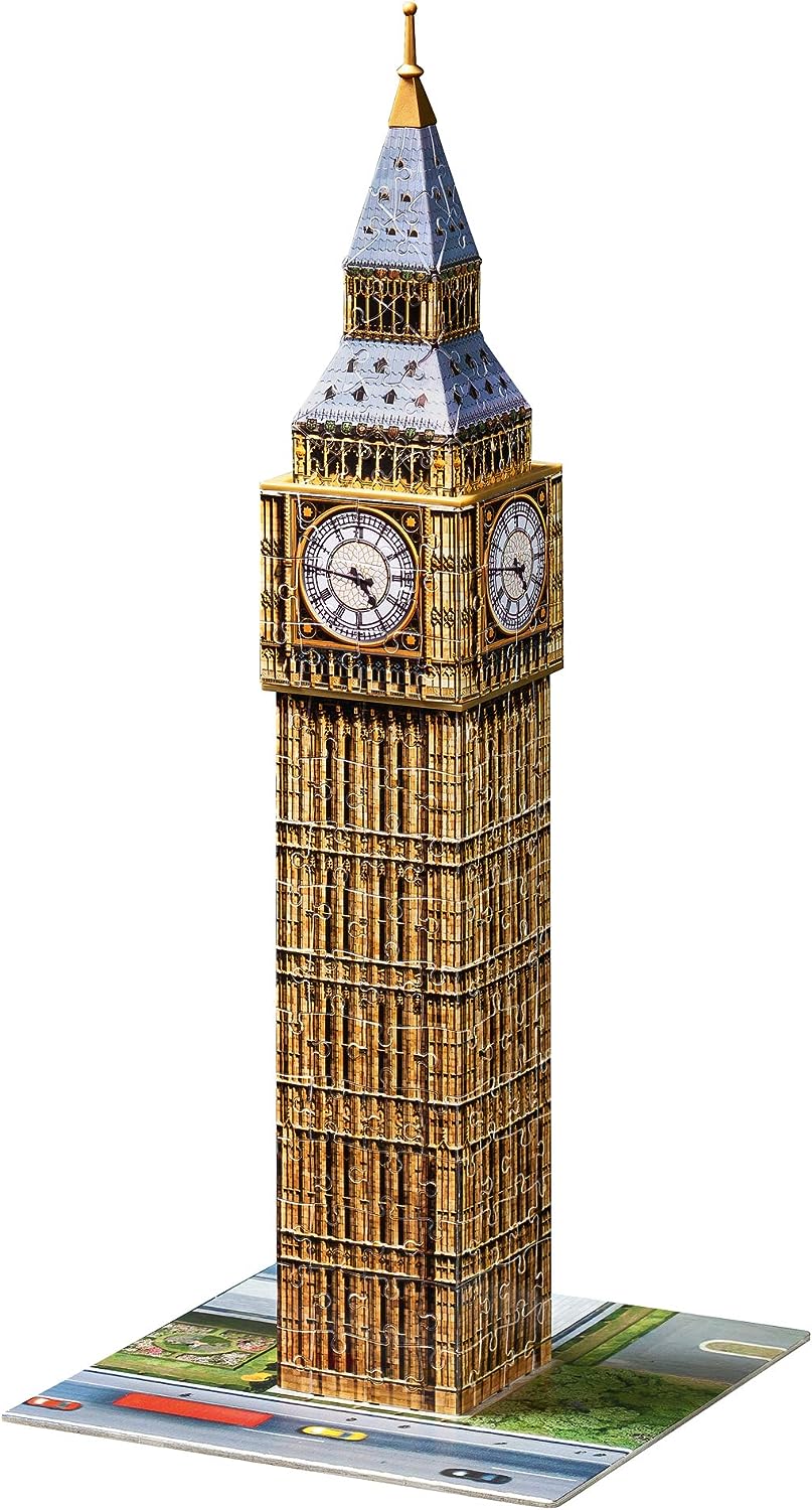 Ravensburger Big Ben 3D-Puzzle für Erwachsene und Kinder ab 8 Jahren – 216 Teile