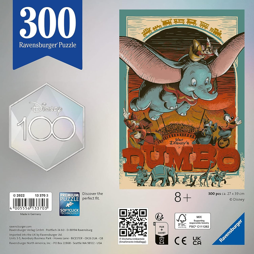 Ravensburger 13370 Disney Dumbo-Puzzle zum 100-jährigen Jubiläum für Erwachsene und