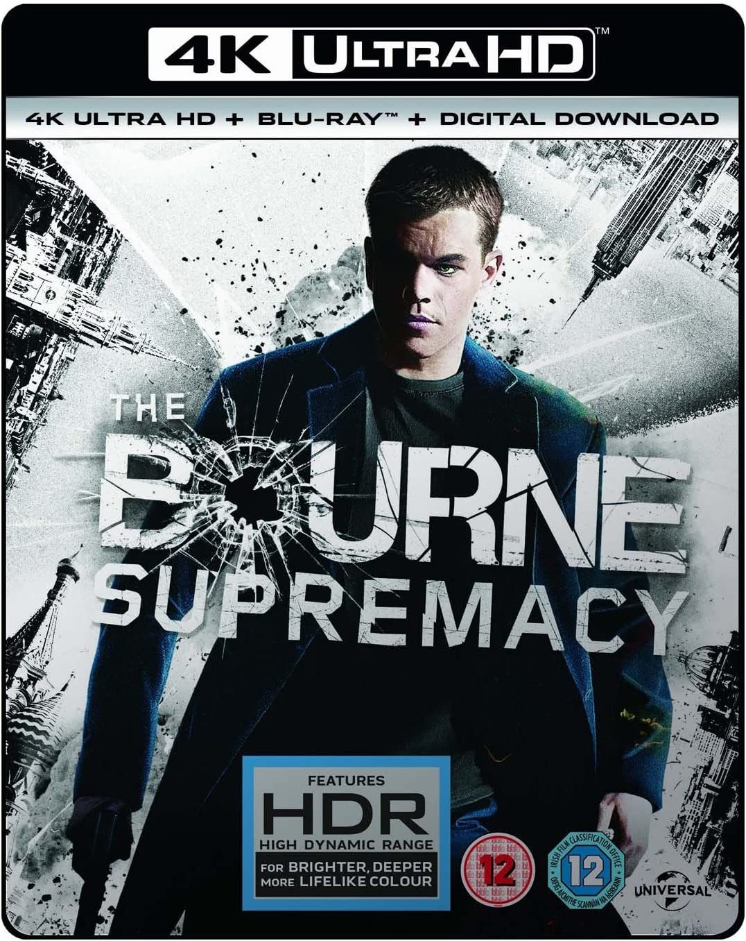 THE BOURNE SUPREMACY – (4K UHD+BD+UV) [2017] – Action/Thriller [Blu-ray]