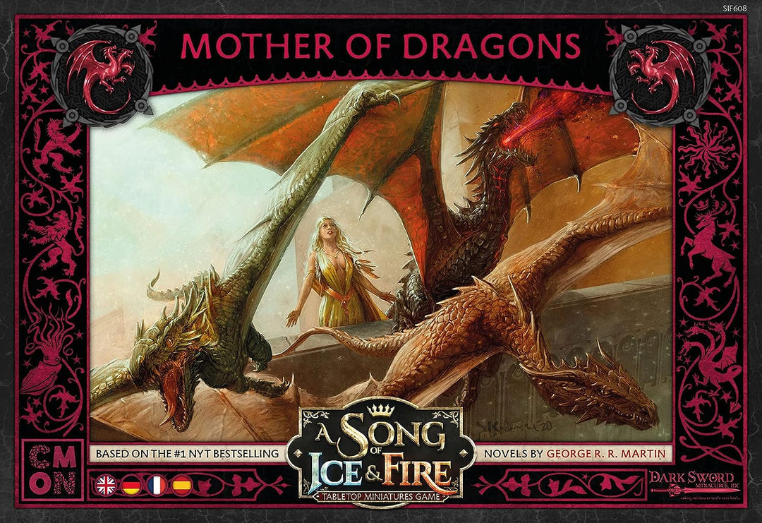 CMON Asmodee Ein Lied aus Eis und Feuer – Mutter der Drachen | Erweiterung | Tischplatte