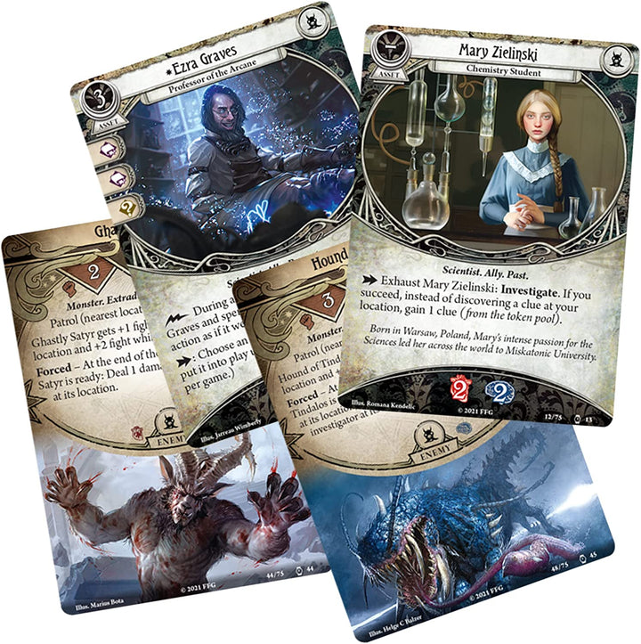 Arkham Horror Das Kartenspiel: Machenschaften im Wandel der Zeit