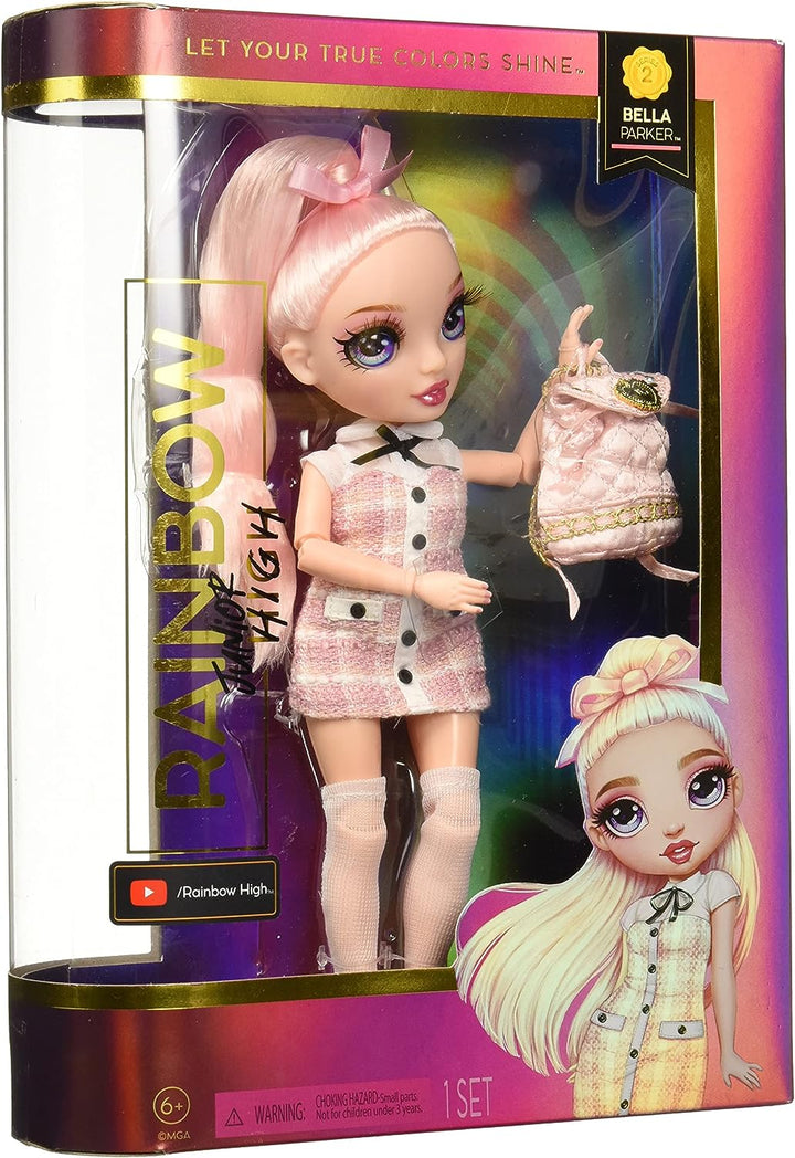 Rainbow High Junior High - BELLA PARKER - 9"/23cm Rainbow Fashion Doll with Outfit and Accessories