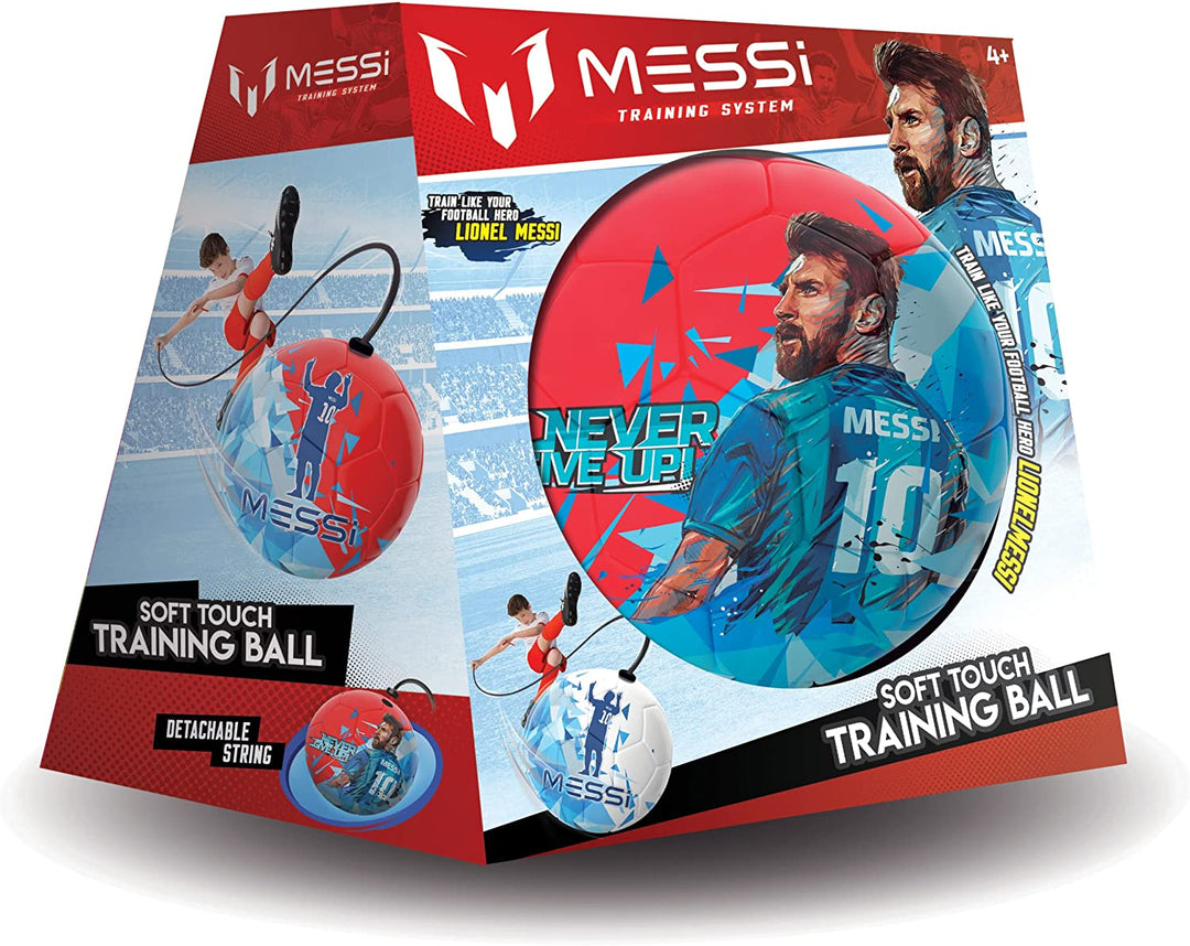 Outdoor MET43000 Messi Soft Touch Training Ball-Size 2 / Never Give Up-Red, Mult