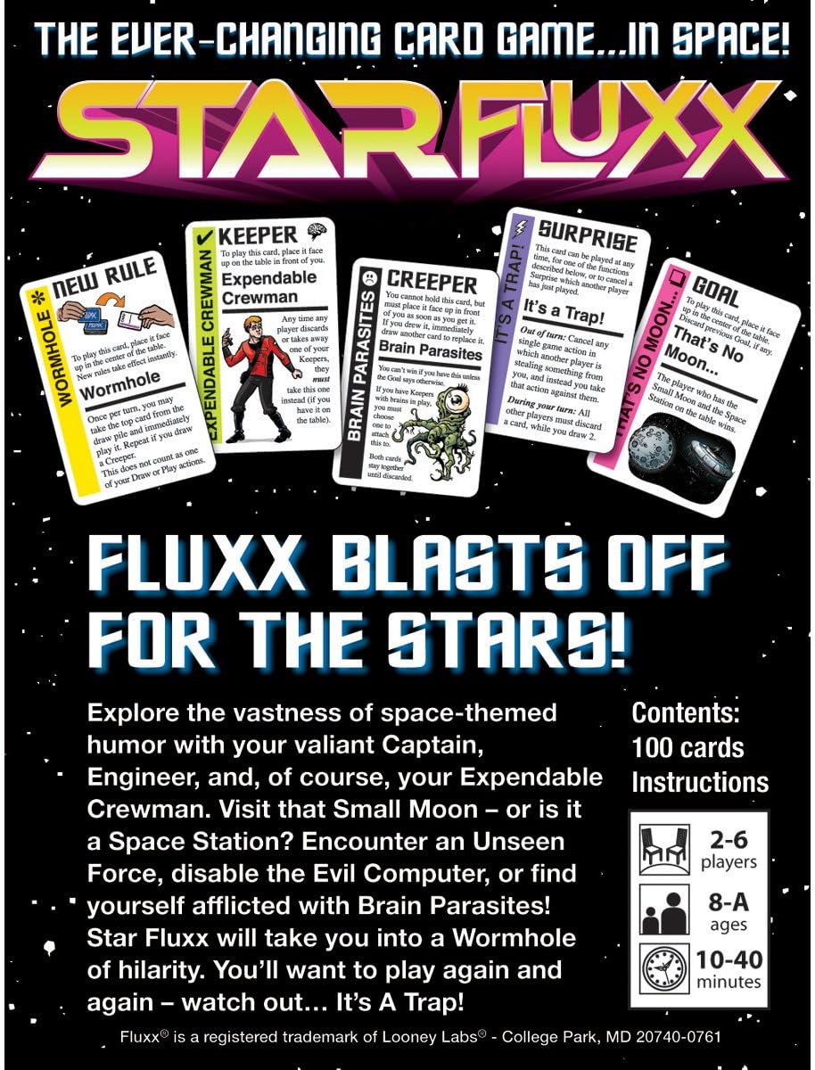 Star Fluxx Card Game