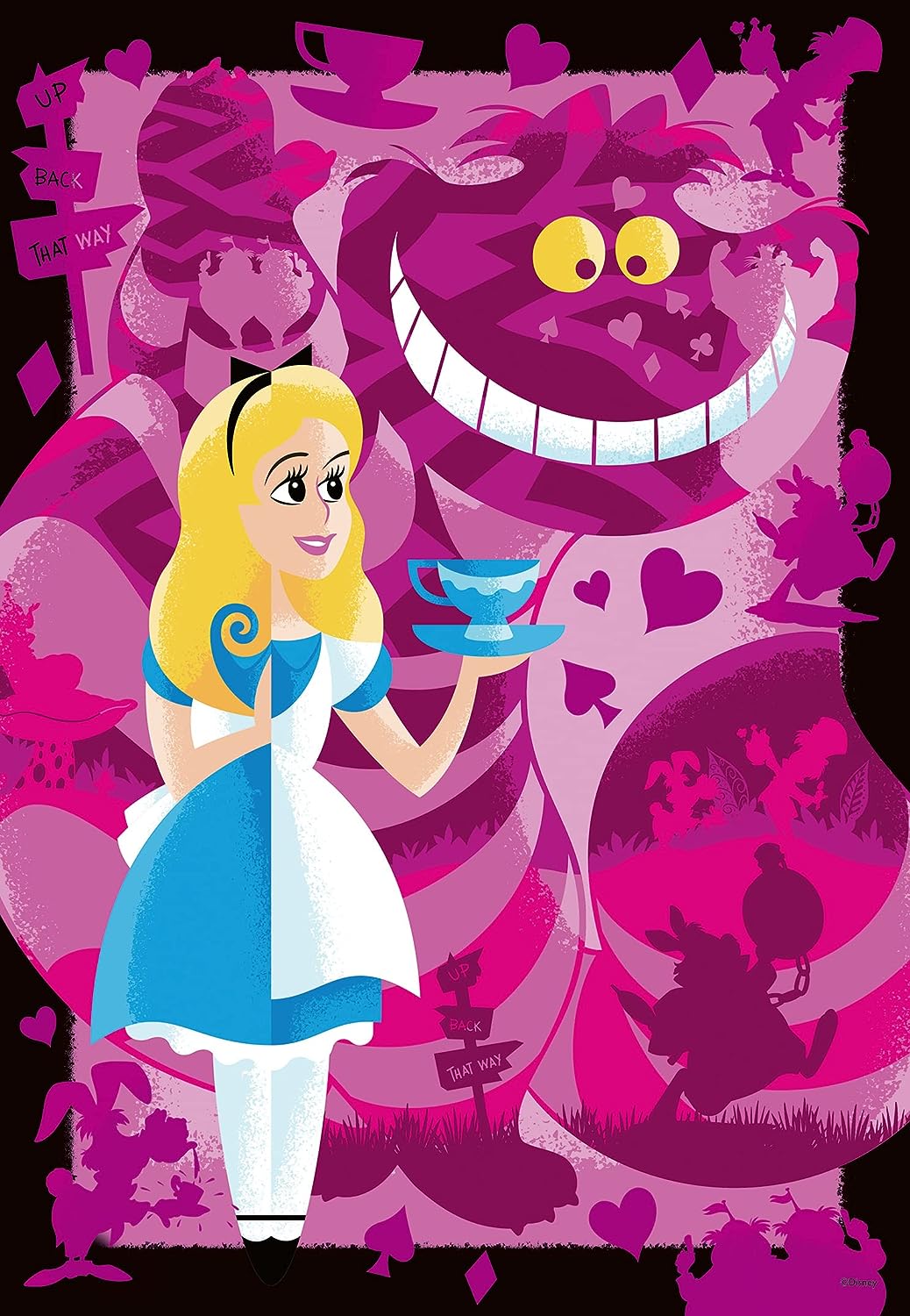 Ravensburger Disney Alice im Wunderland-Puzzle zum 100-jährigen Jubiläum für Erwachsene