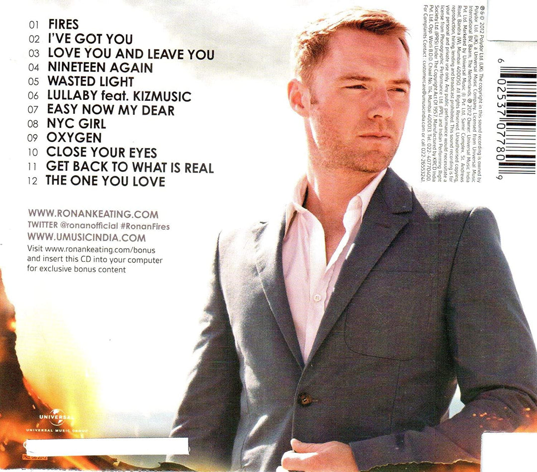 Ronan Keating – Fires [Audio-CD]