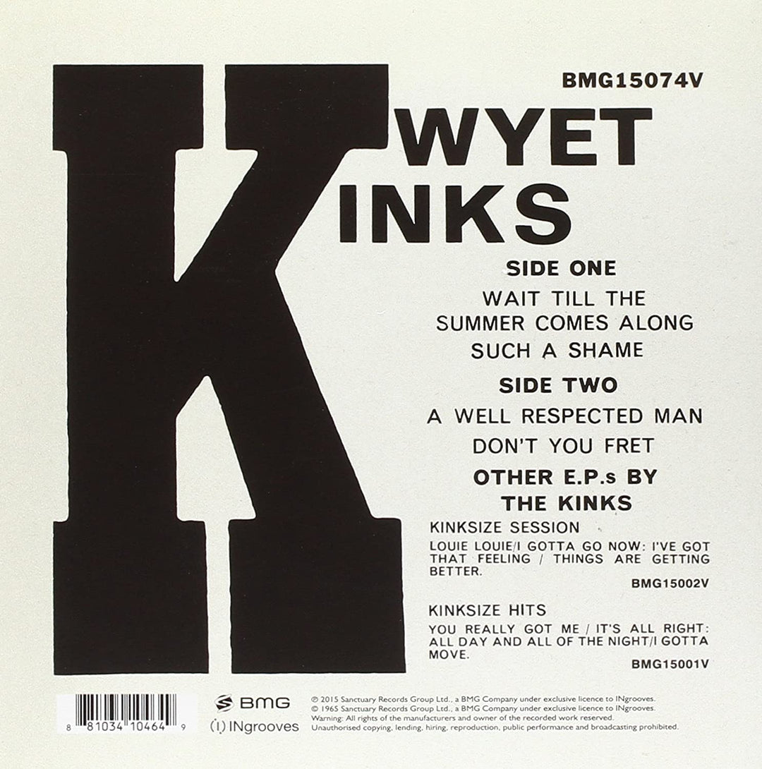 Kwyet Kinks [7" VINYL]