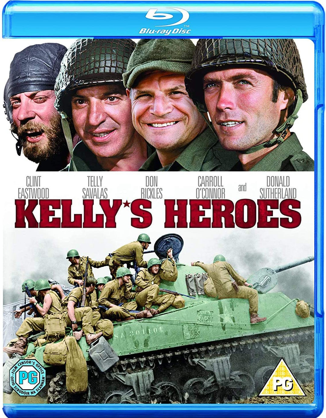 Kelly's Heroes [1970] [Region Free] – Krieg/Action [Blu-ray]