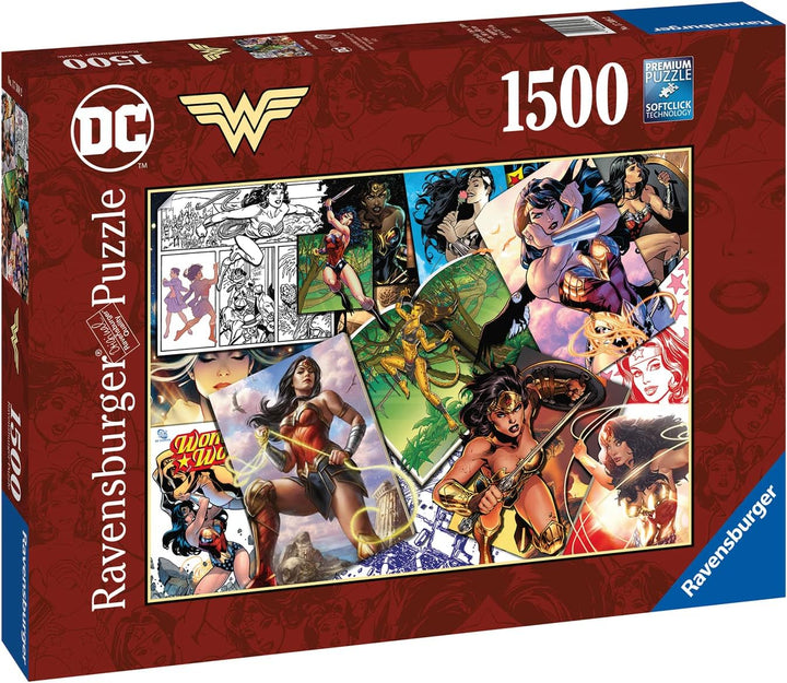 Ravensburger 17308 DC Wonder Woman Puzzles für Erwachsene und Kinder ab 12 Jahren