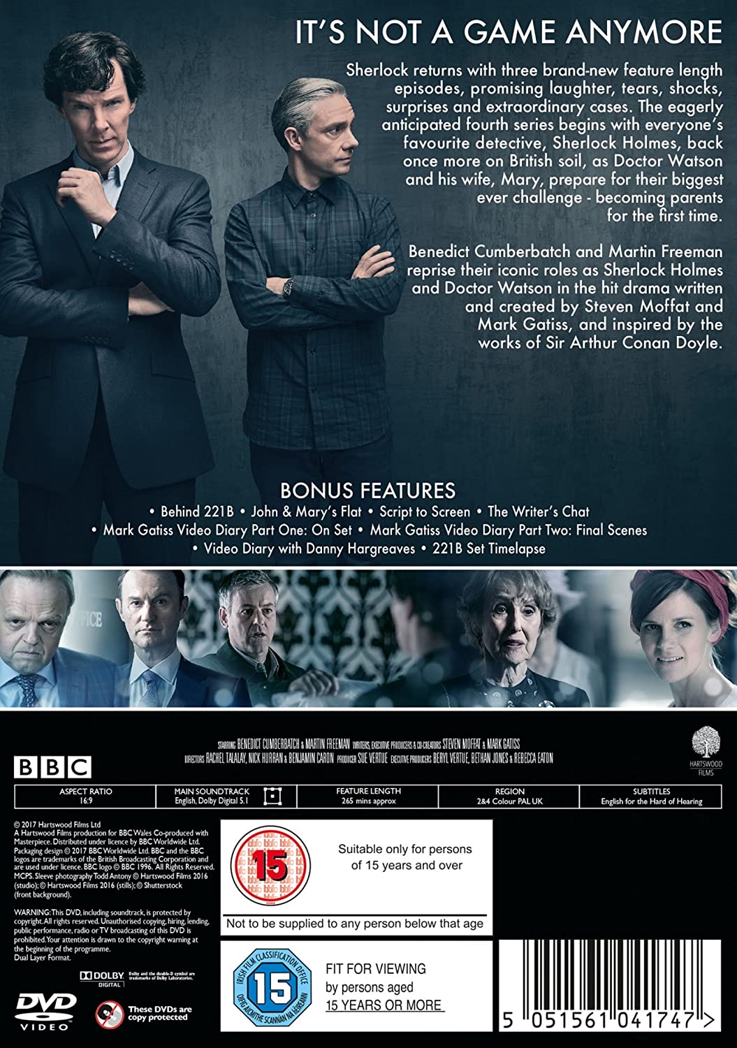 Sherlock – Serie 4 – Krimi [DVD]