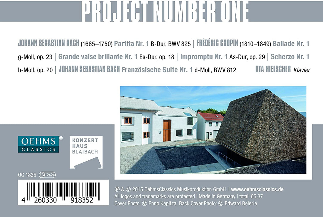 Project Number One [Uta Hielscher] [OEHMS CLASSICS: OC1835] [Audio CD]