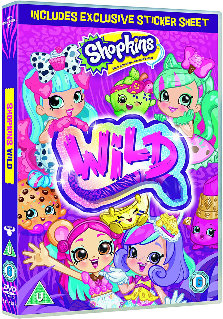 Shopkins: Wild (inklusive kostenlosem Stickerbogen) [DVD]