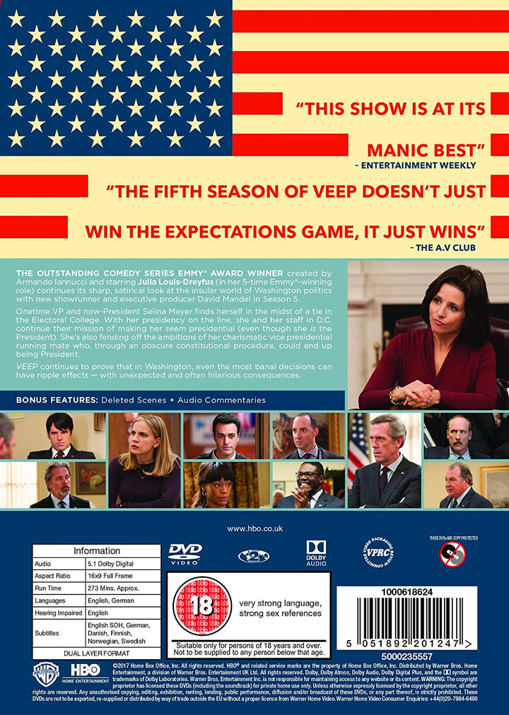 Veep: Staffel 5 [2016] – Sitcom [DVD]