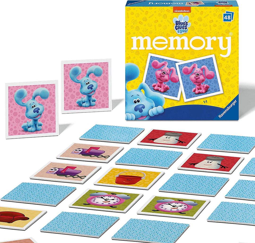 Ravensburger Blue's Clues &amp; You Mini-Memory-Spiel – Passende Bilder-Schnapppaare F