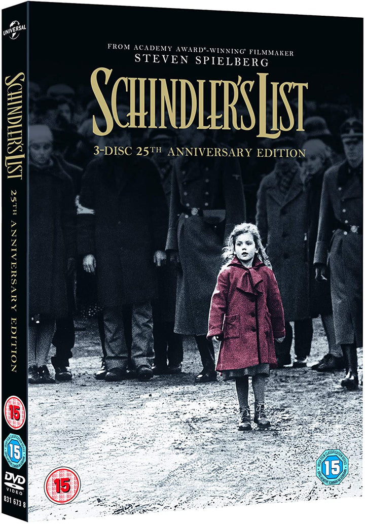 Schindler's List - 25th Anniversary Bonus Edition - War/Drama [DVD]