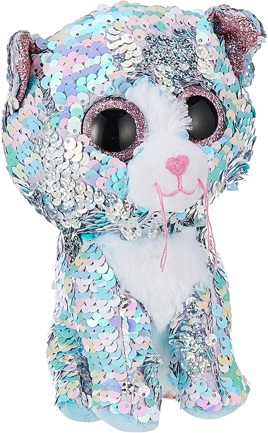 Ty Whimsy Blue Cat Flippable – Reg, mehrfarbig