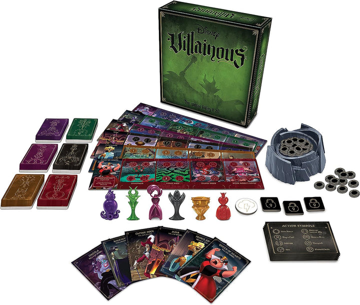 Ravensburger Disney Villainous Worst Takes It All – Erweiterbare Strategie-Familienbrettspiele für Erwachsene und Kinder ab 10 Jahren – spielbar als eigenständiges Spiel oder als Erweiterung