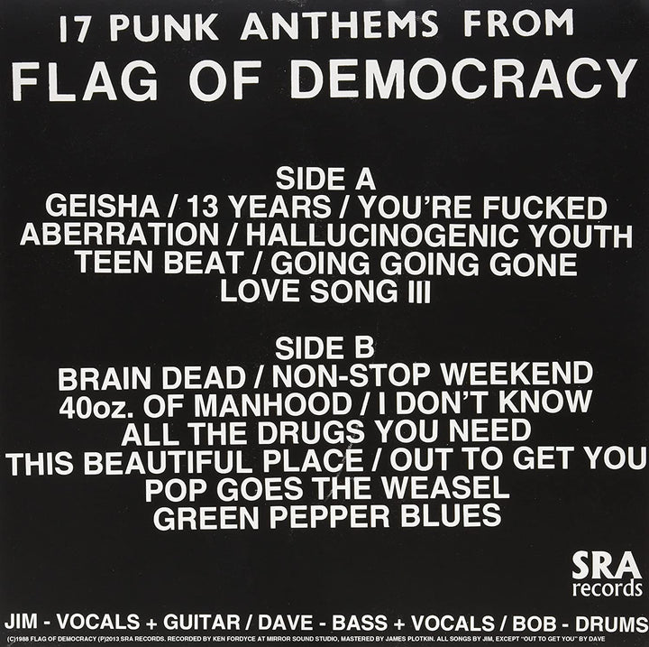 Flag Of Democracy - 23 [Vinyl]