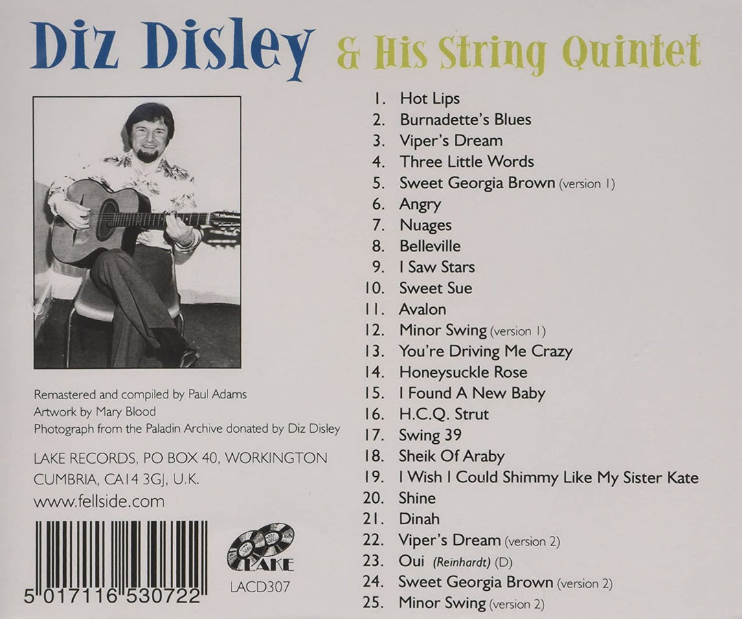 Diz Disley - Diz Disley &amp; His String Quintet [Audio CD]