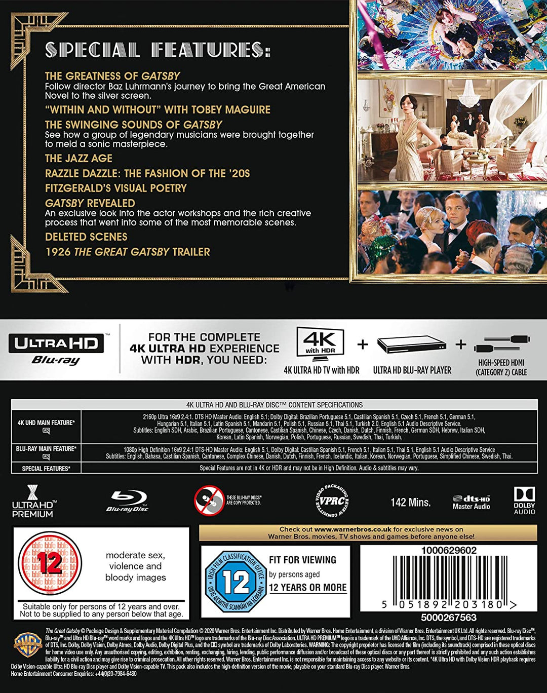 The Great Gatsby - Romance/Drama [DVD]