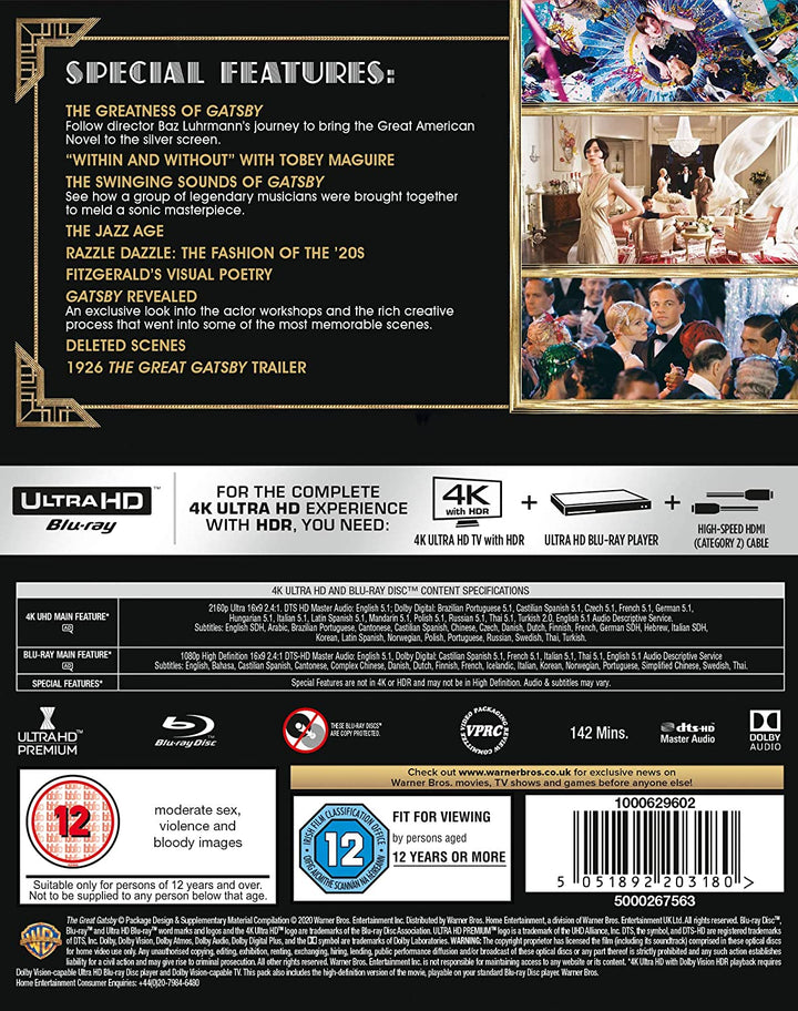 Der große Gatsby – Liebesfilm/Drama [DVD]