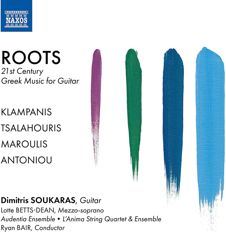 Klampanis: Wurzeln [Dimitris Soukaras; Lotte Betts-Dean; L'Anima Streichquartett &amp; Ensemble; Audentia Ensemble; Ryan Bair] [Naxos: 8579115] [Audio CD]