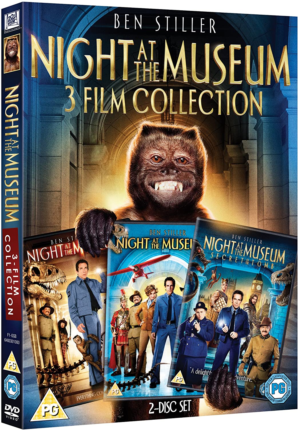 Nachts im Museum 1-3 [2006] – Familie/Fantasy [DVD]