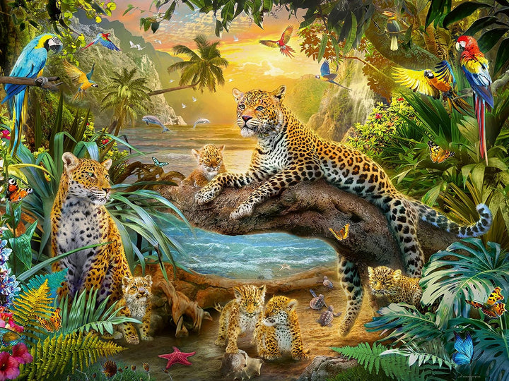 Ravensburger Leoparden im Dschungel 1500-teiliges Puzzle für Erwachsene und Kinder