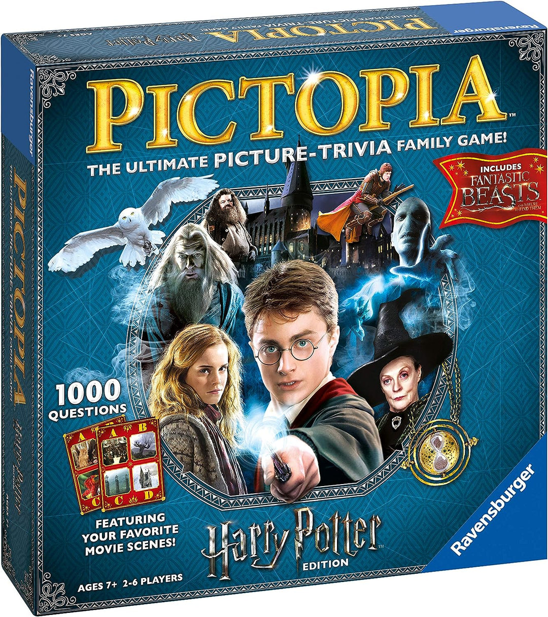 Ravensburger Harry Potter Pictopia – Picture Trivia Familienbrettspiele für Kinder