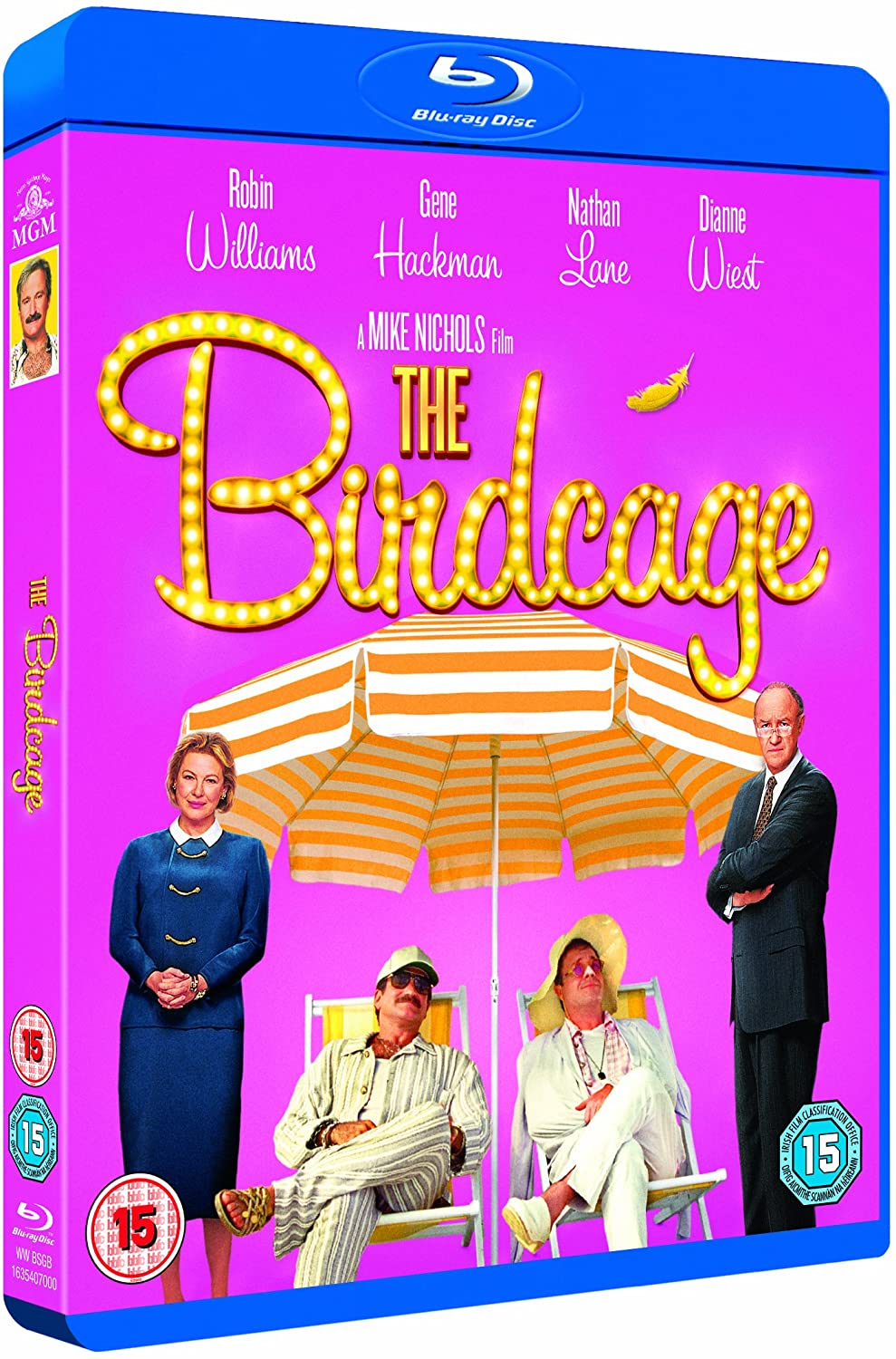 The Birdcage [1996] [2014] [Region Free] – Komödie/LGBT [Blu-ray]