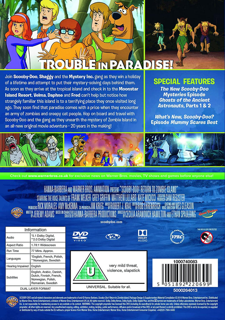 Scooby-Doo: Rückkehr zur Zombieinsel [2019] – Animation [DVD]