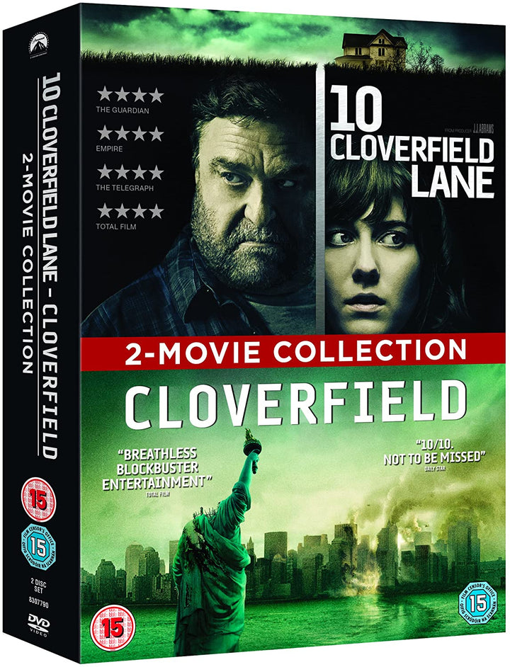 Cloverfield / 10 Cloverfield Lane (Doppelpack) [2016] – Science-Fiction/Action [DVD]