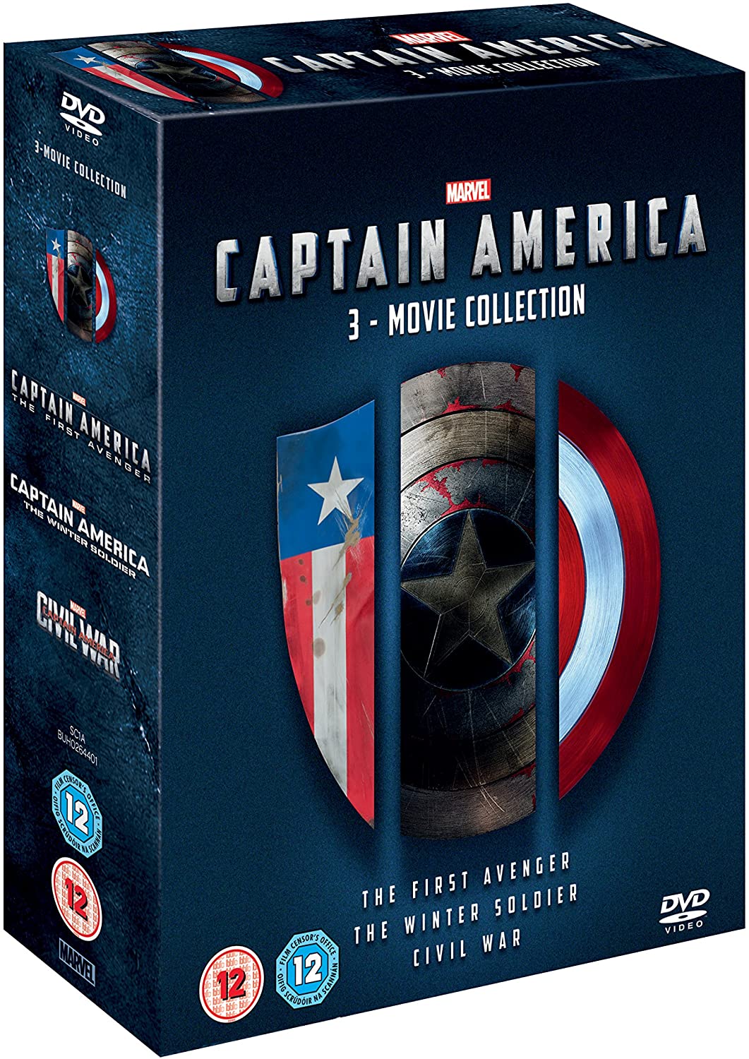 Captain America 1-3 – Action/Abenteuer [DVD]