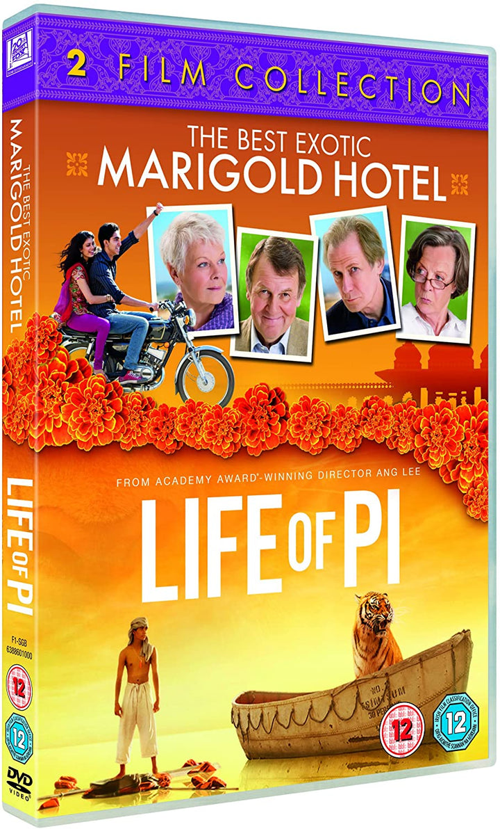 The Best Exotic Marigold Hotel / Life of Pi [Two Film Collection] – Abenteuer/Drama [DVD]