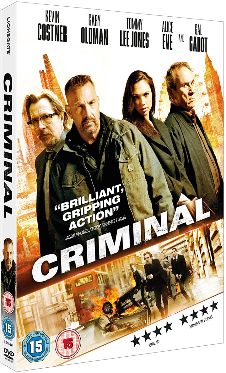 Criminal [2016] – Action/Thriller [DVD]