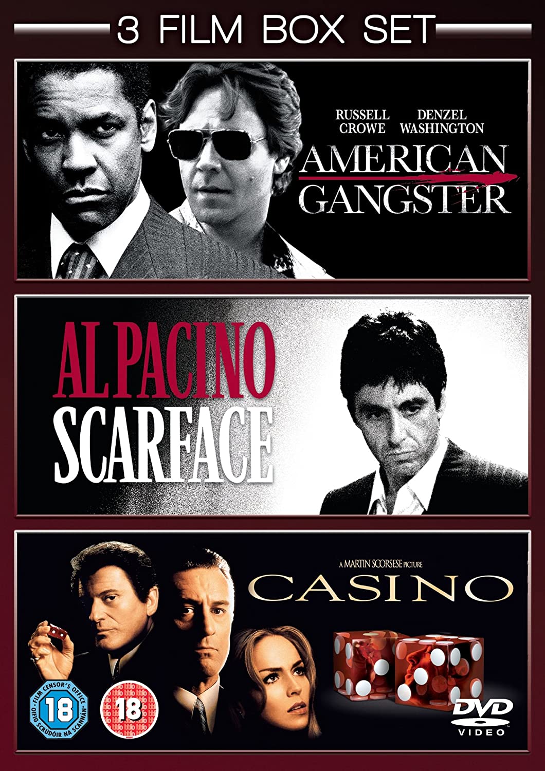 Scarface / Casino / Amerikanischer Gangster