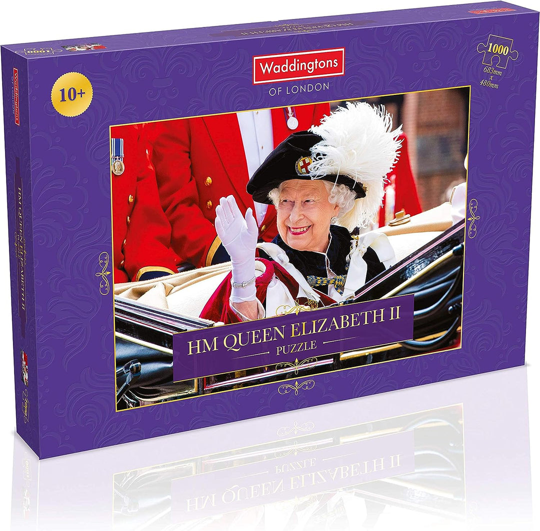 HM Queen Elizabeth Single Image 1000 Piece Jigsaw Puzzle