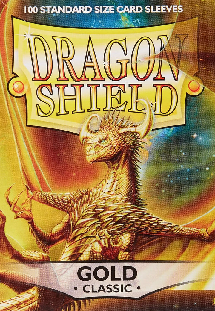 Dragon Shield Sleeves – GOLD – Deckschutz in Standardgröße (100 ct) [Spielzeug]