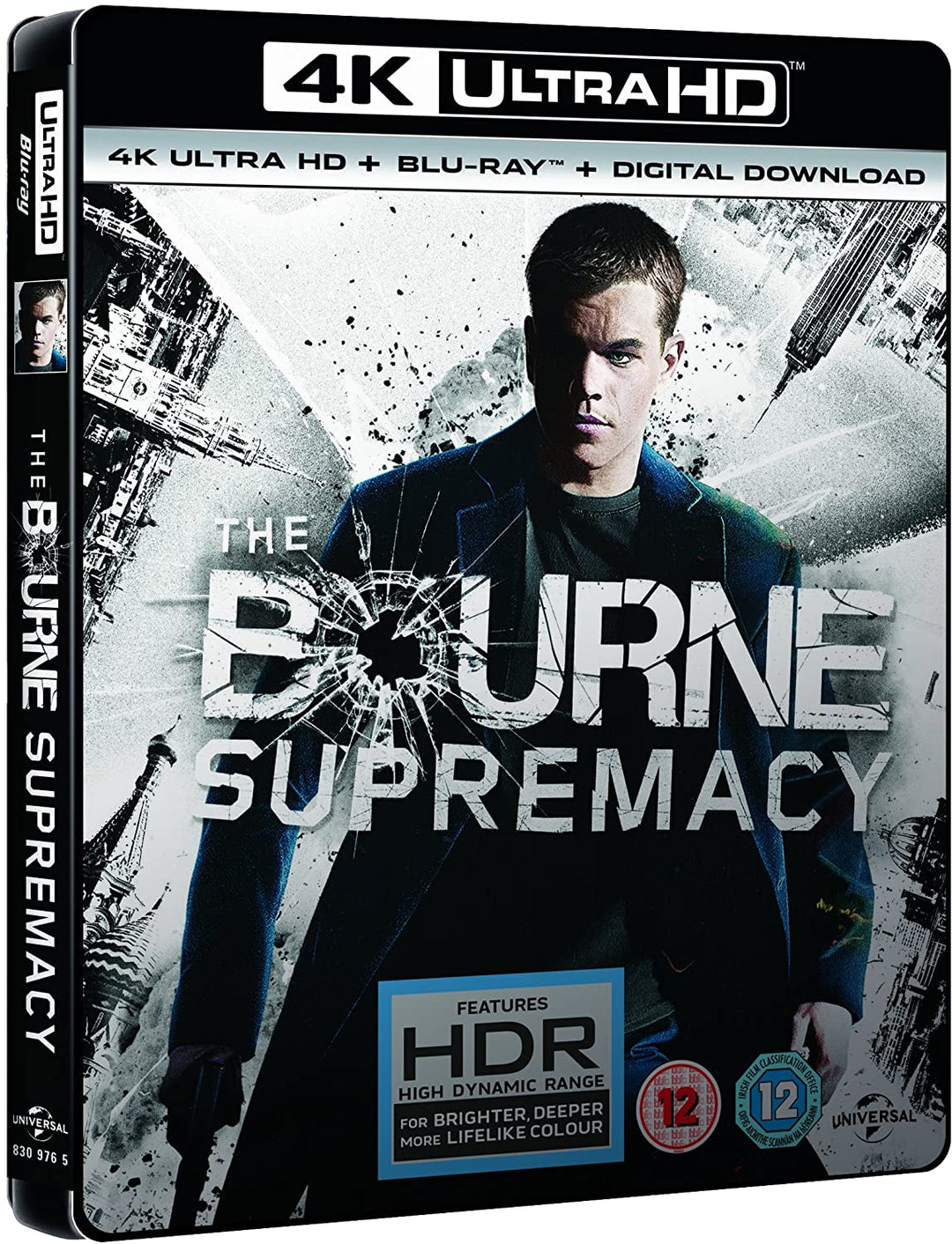 THE BOURNE SUPREMACY – (4K UHD+BD+UV) [2017] – Action/Thriller [Blu-ray]